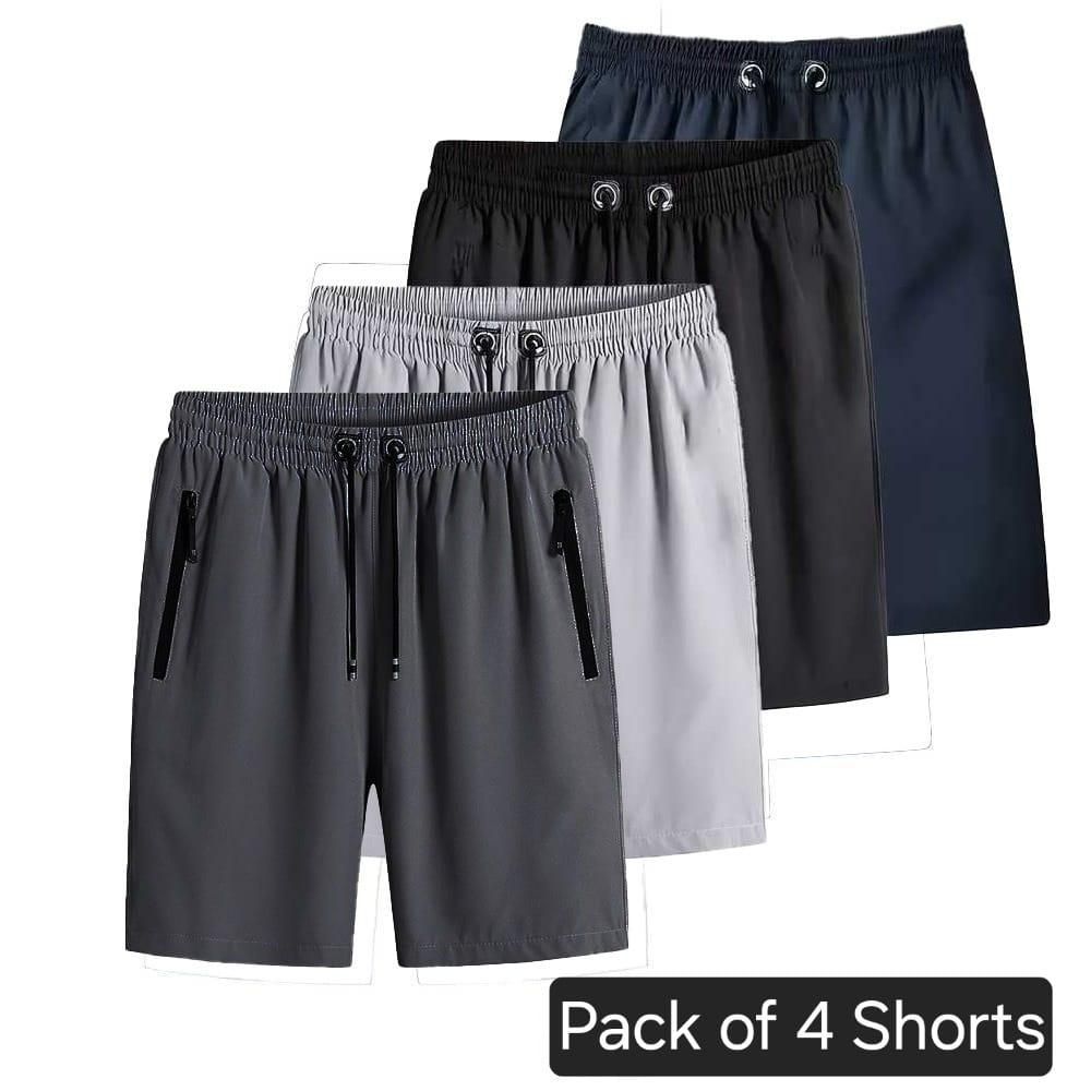 🩳Combo of 4 Men's Premium Cotton Shorts