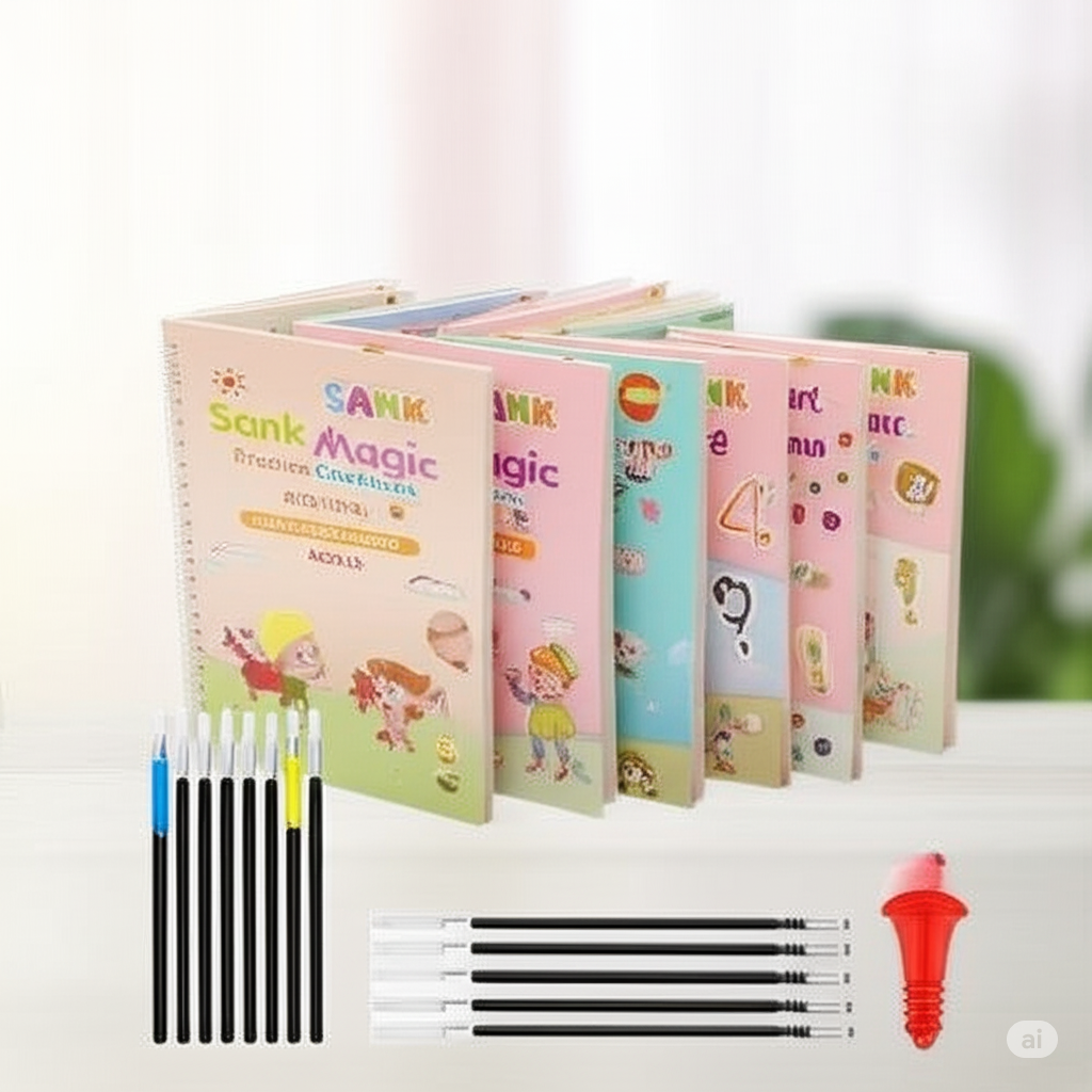 📝🚀Magic Practice Copybook (4-in-1 Set)